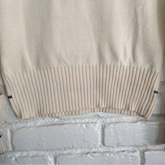 Vintage 1990’s~ Marithe Francois Girbaud~ Cream~ Pull Over Sweater Top~Sz Large - Picture 4 of 7